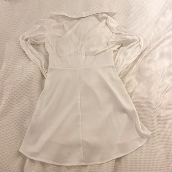 Urban Outfitters White Satin Corset Dress - Picture 2 of 4